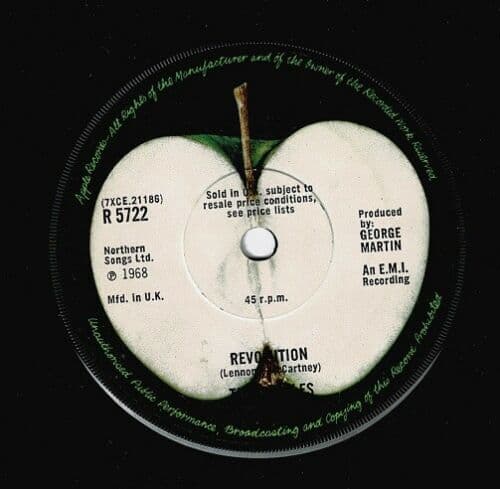 THE BEATLES Hey Jude Vinyl Record 7 Inch Apple 1968